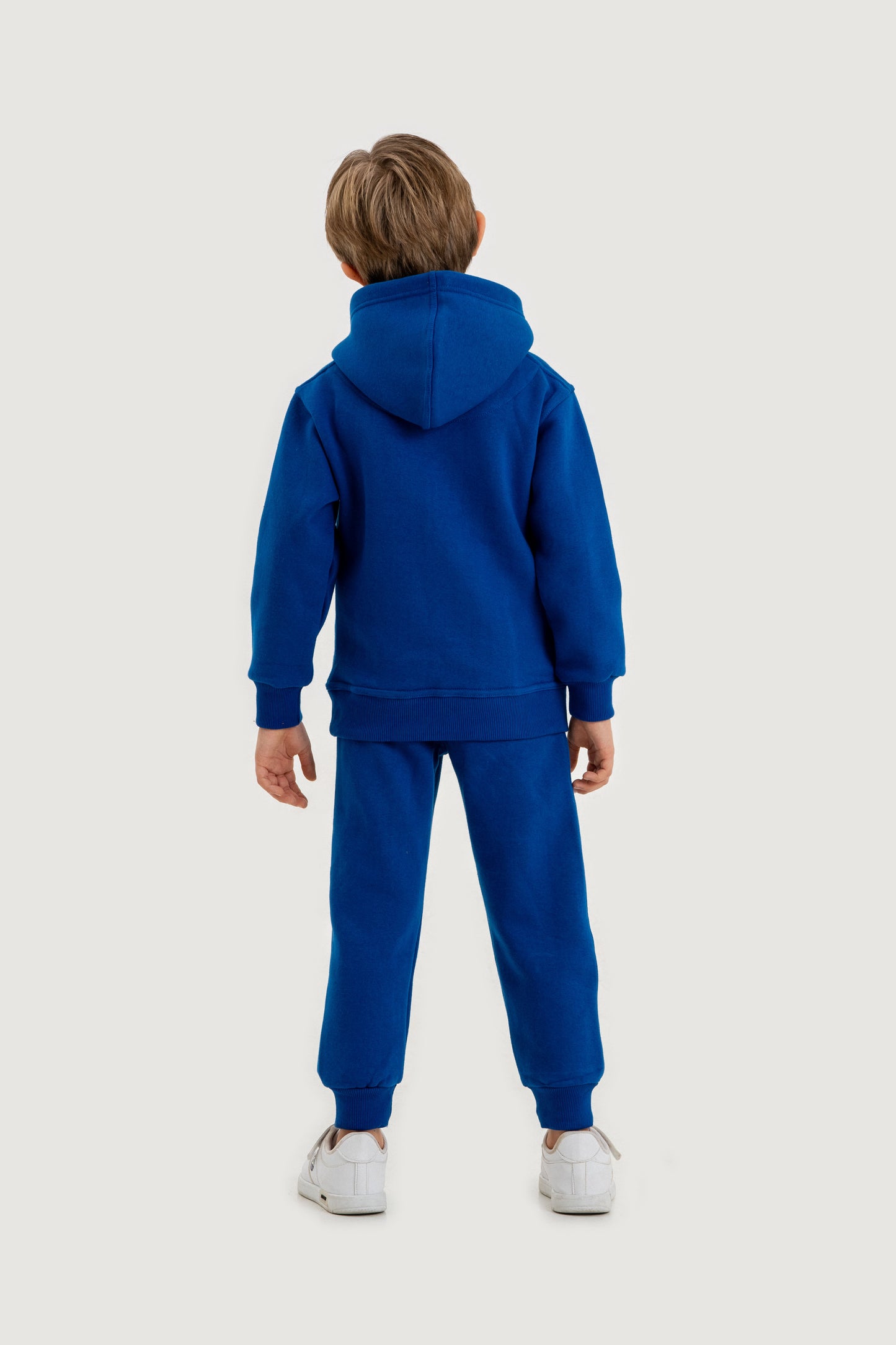 Fleece Hoodie Set - Blue