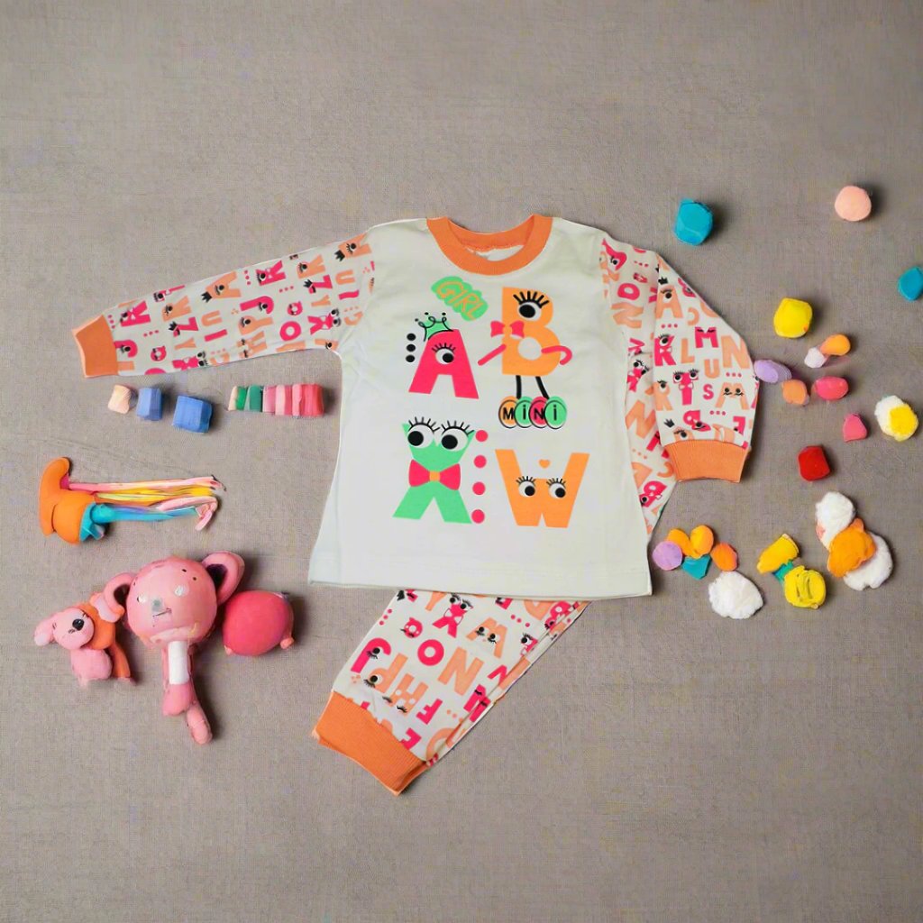 Girls Pyjama Set - ABC