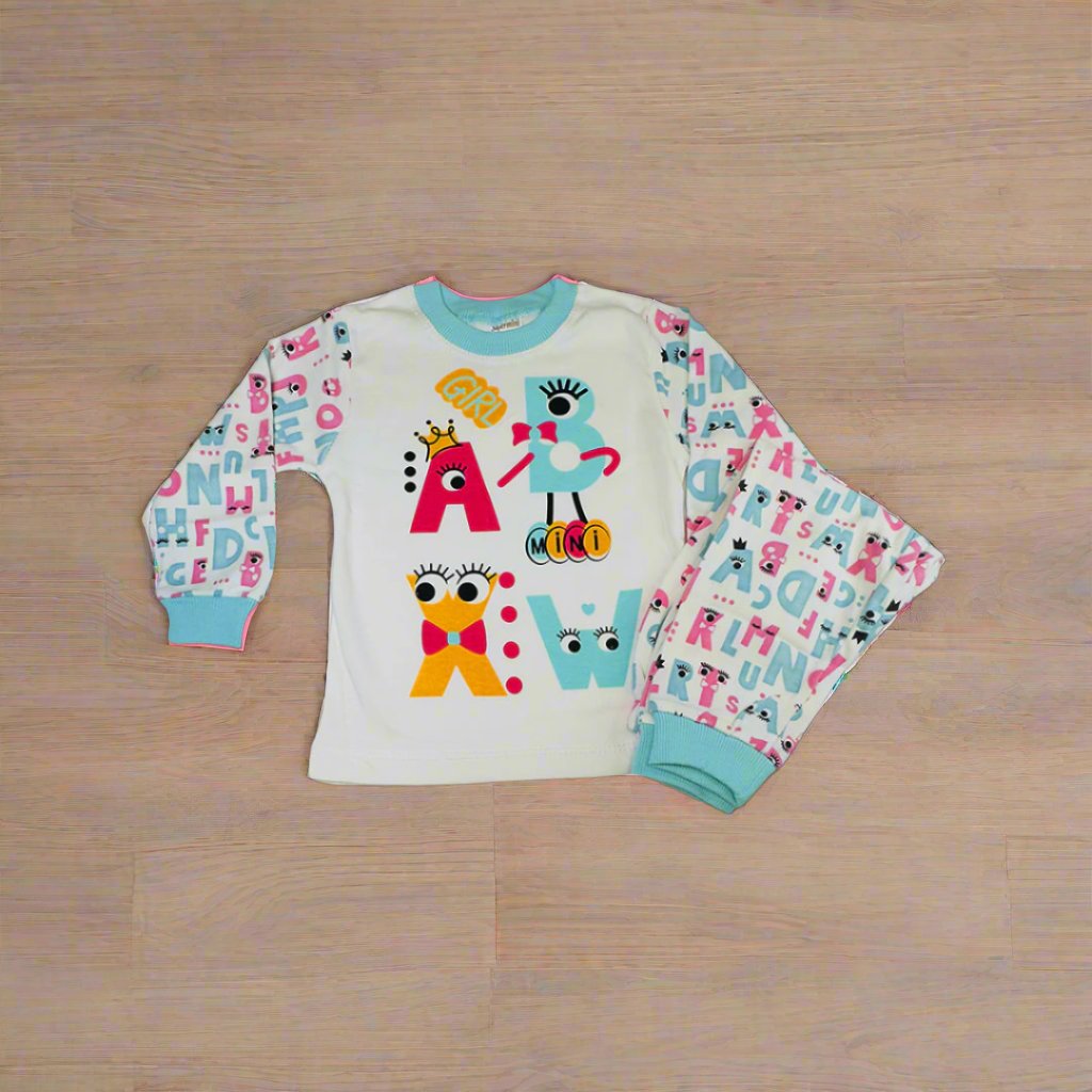 Girls Pyjama Set - ABC