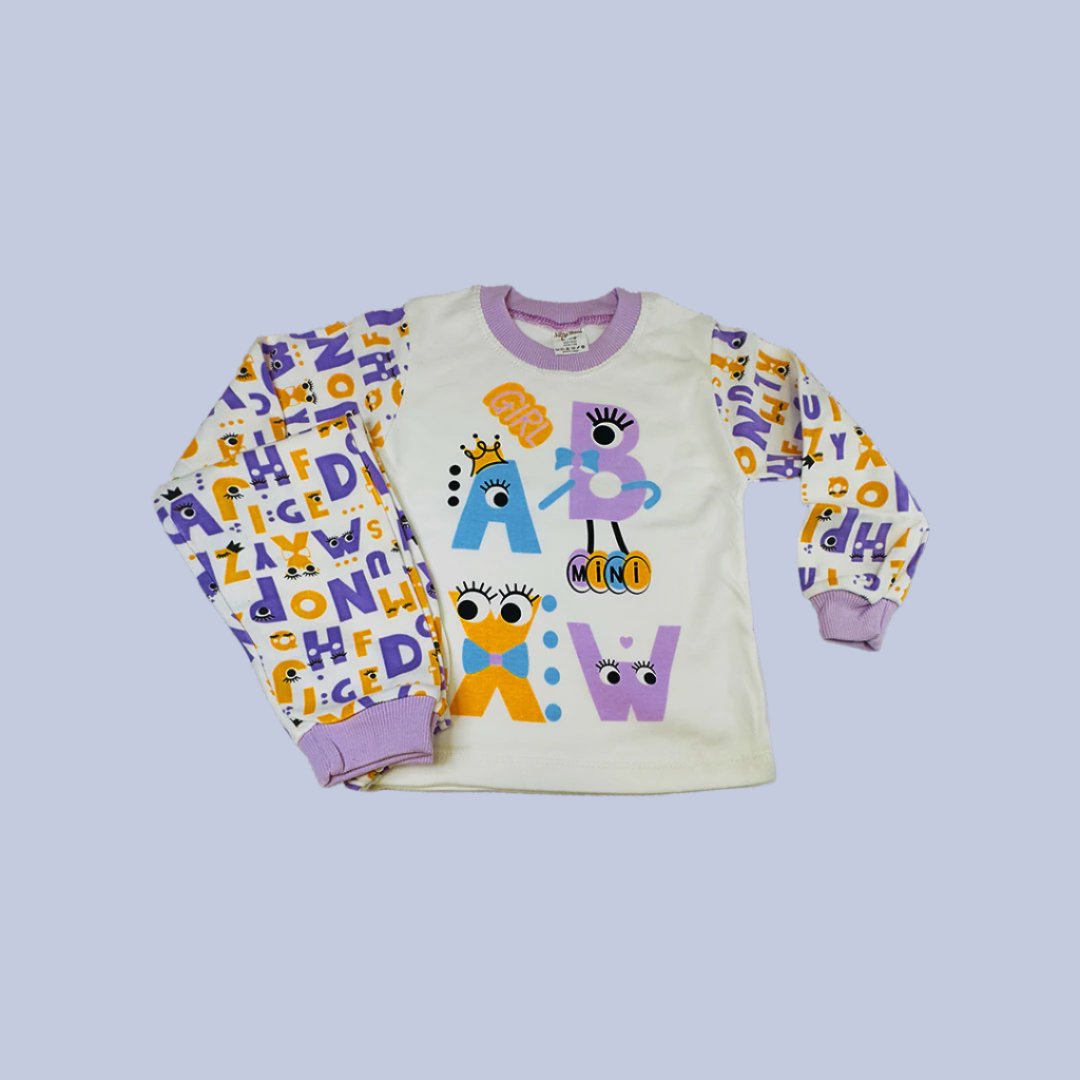 Girls Pyjama Set - ABC